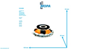 COVER - 0002033286 suitable for MTU engines