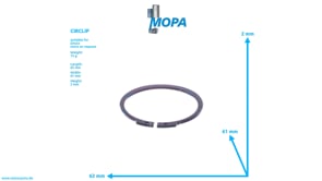 CIRCLIP - 01107772 suitable for Deutz engines
