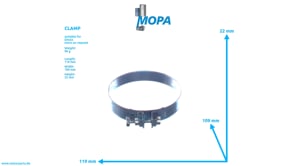 CLAMP - 01176821 suitable for Deutz engines