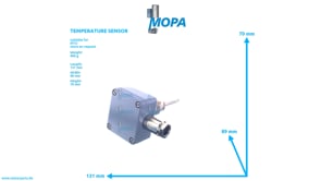 TEMPERATURE SENSOR - 0005351730 suitable for MTU engines