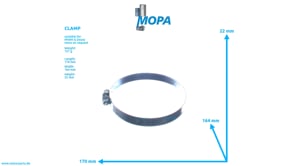 CLAMP - 01176828 suitable for MWM & Deutz engines