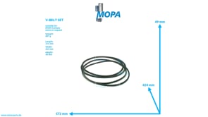 V-BELT SET - 01172751 suitable for MWM & Deutz engines