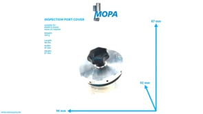 INSPECTION PORT COVER - 02047250 suitable for MWM & Deutz engines