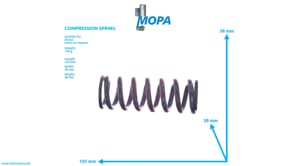 COMPRESSION SPRING - 01222059 suitable for Deutz engines