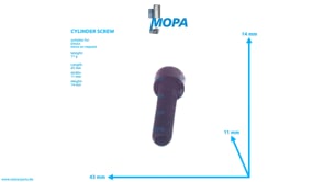 CYLINDER SCREW - 01148434 suitable for Deutz engines